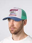 Бейсболка STETSON арт. 7741164 TRUCKER CAP - MIX TAPE (сиреневый / голубой)